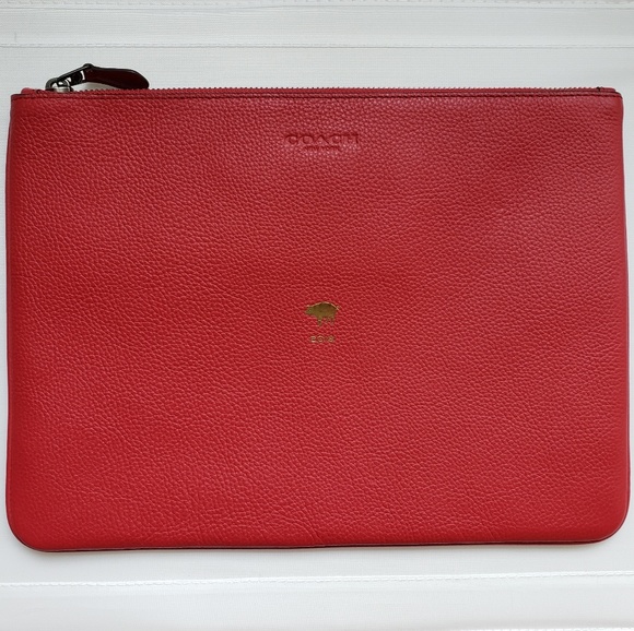 Coach Other - NWT Coach Year of the Pig CNY Large Pouch